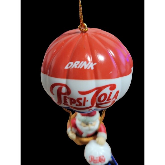 Pepsi Cola Santa Hot Air Balloon Christmas Ornament w/Box 1997 Matrix - Picture 12 of 12